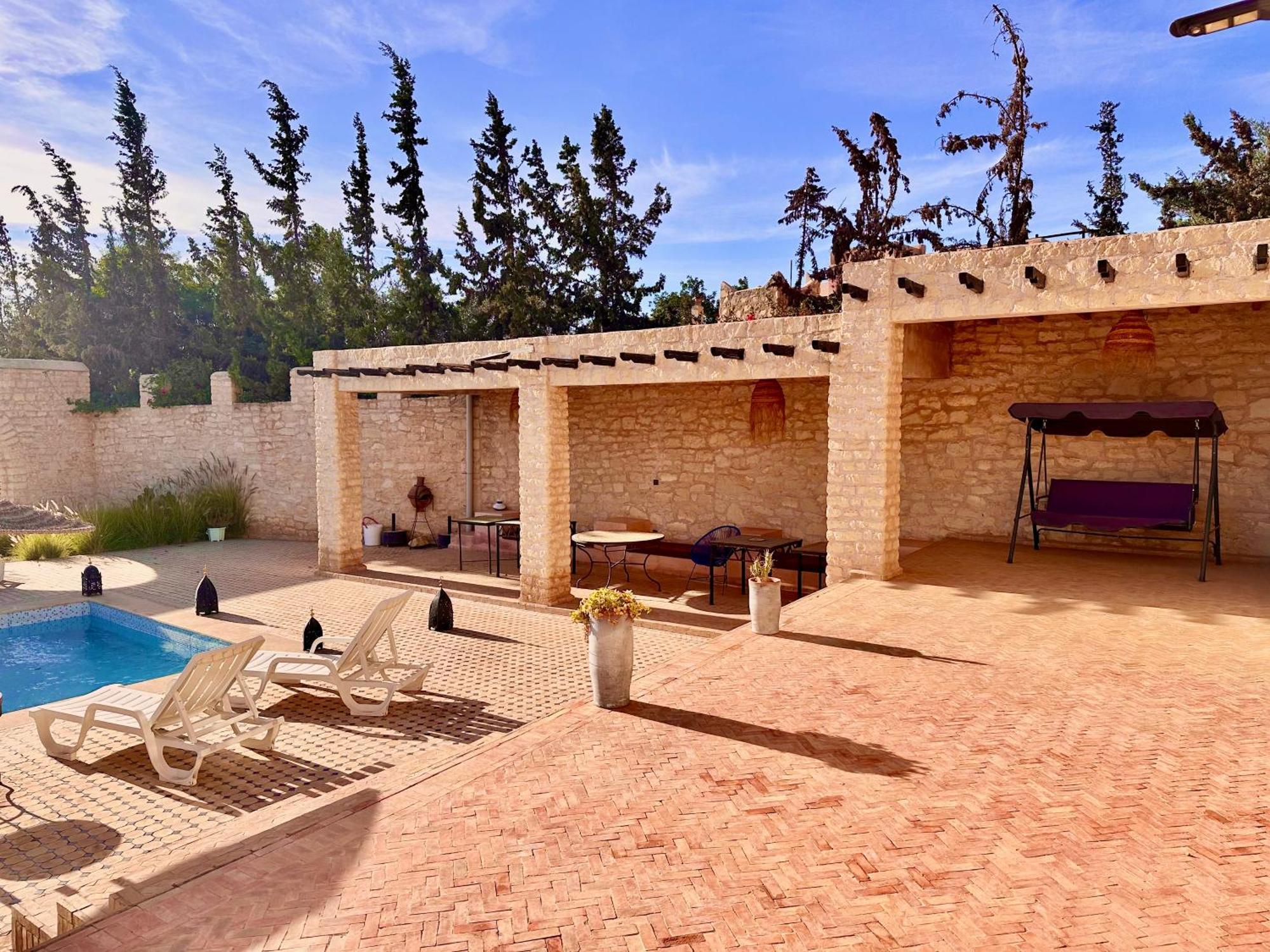 Quiet Oasis Luxury Stone Villa With Panoramic Views Near Essaouira Exterior photo