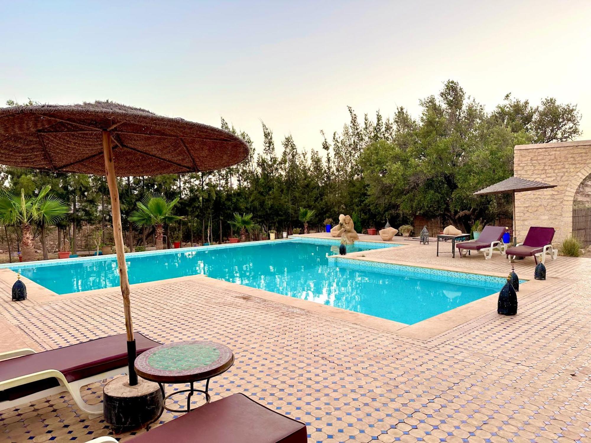 Quiet Oasis Luxury Stone Villa With Panoramic Views Near Essaouira Exterior photo