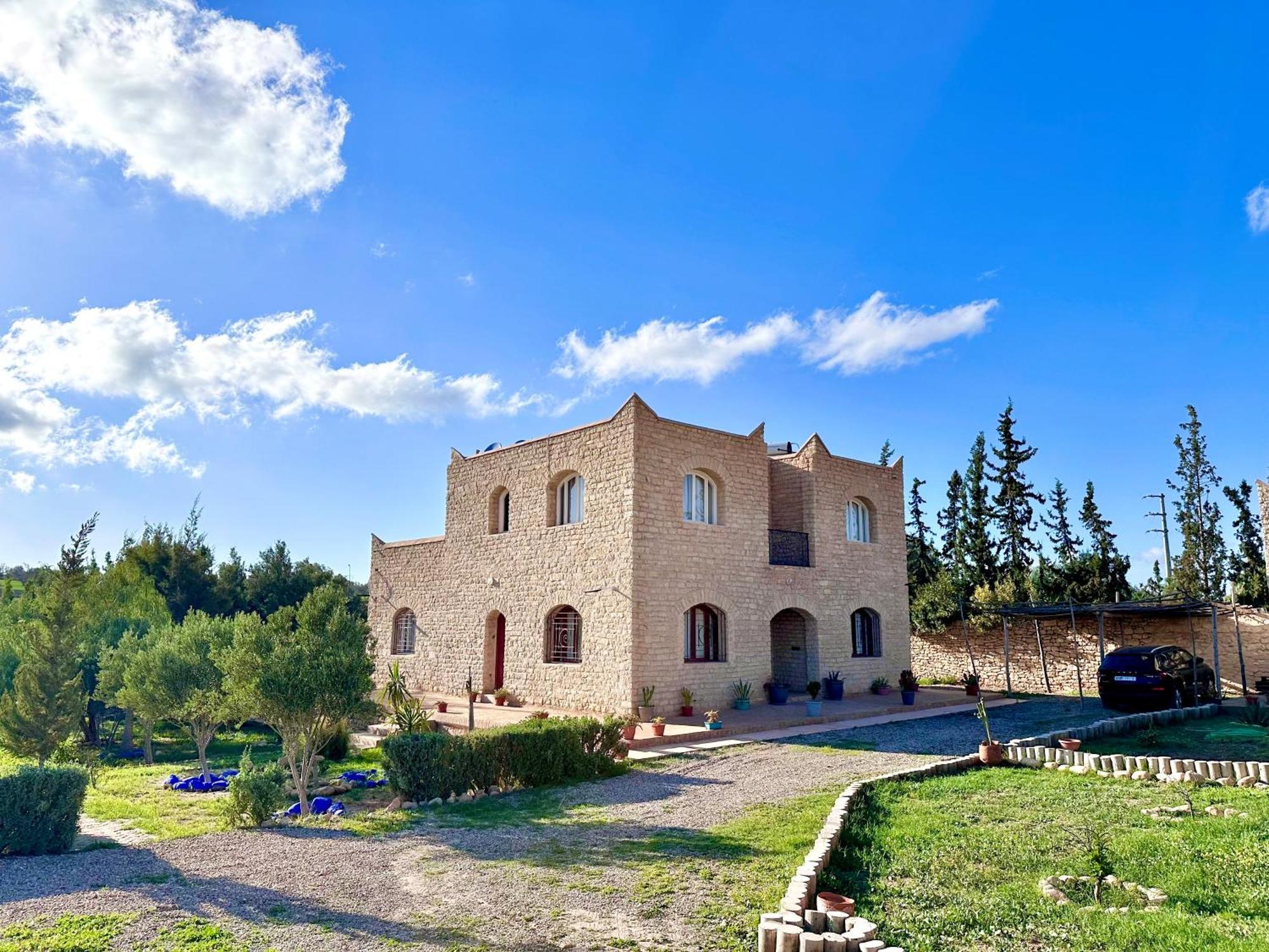 Quiet Oasis Luxury Stone Villa With Panoramic Views Near Essaouira Exterior photo